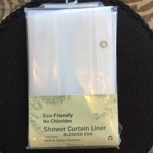NEW Shower Curtain. Eco friendly white